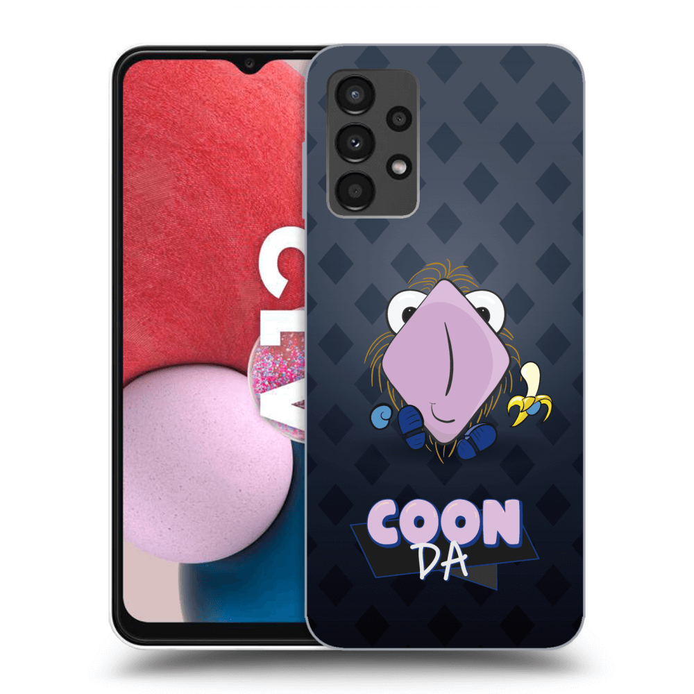 Picasee silikónový prehľadný obal pre Samsung Galaxy A13 4G A135 - COONDA chlupatka - tmavá
