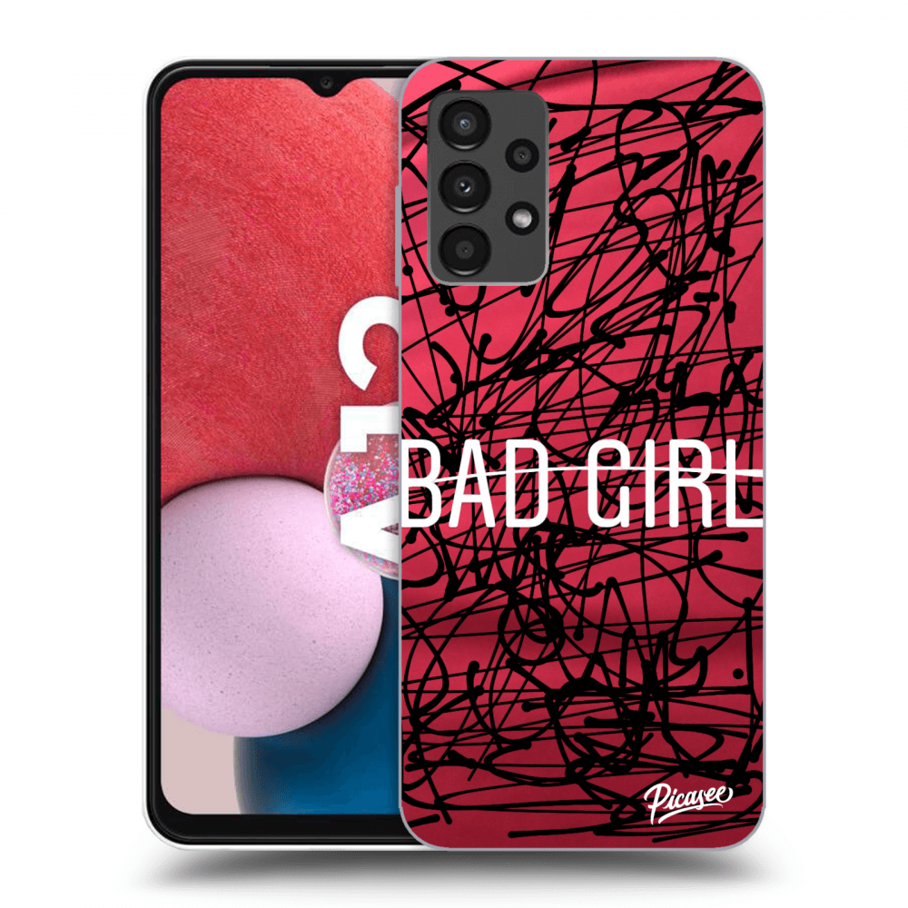 Picasee silikónový prehľadný obal pre Samsung Galaxy A13 4G A135 - zlá holka