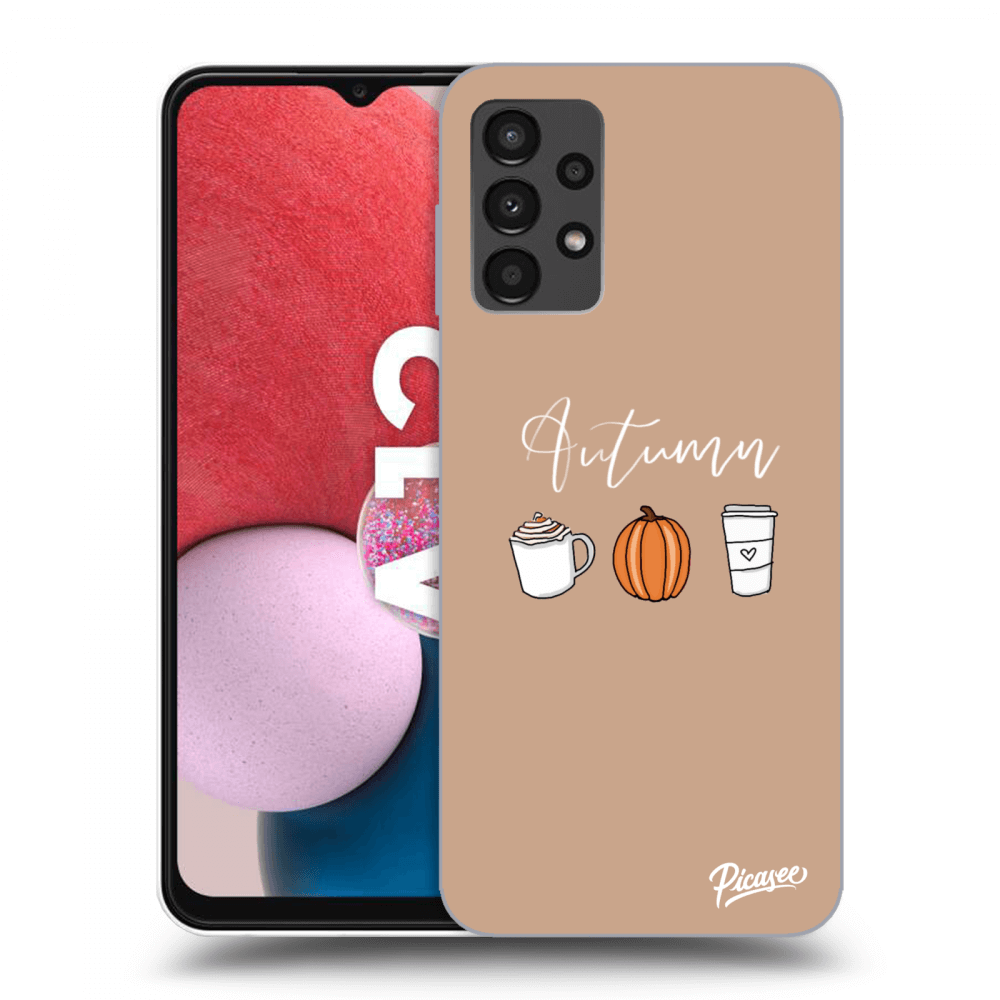 Picasee silikónový čierny obal pre Samsung Galaxy A13 4G A135 - Autumn