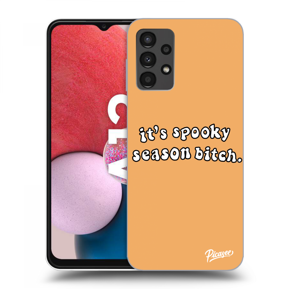 Picasee silikónový prehľadný obal pre Samsung Galaxy A13 4G A135 - Spooky season