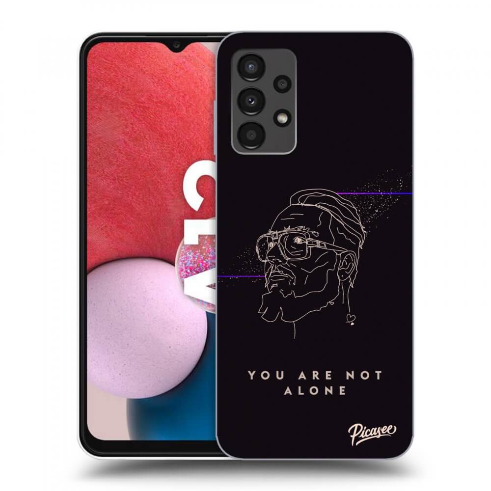 Picasee silikónový čierny obal pre Samsung Galaxy A13 4G A135 - You are not alone