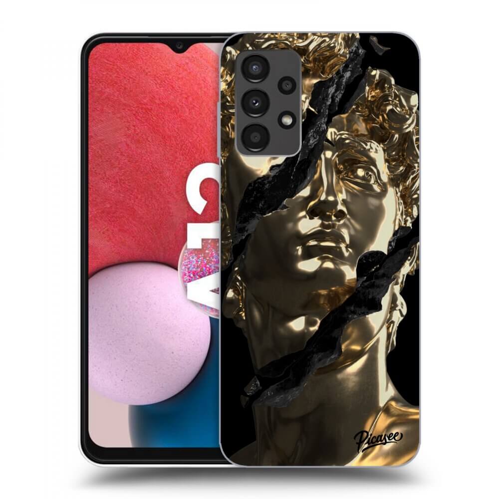 Picasee silikónový čierny obal pre Samsung Galaxy A13 4G A135 - Golder