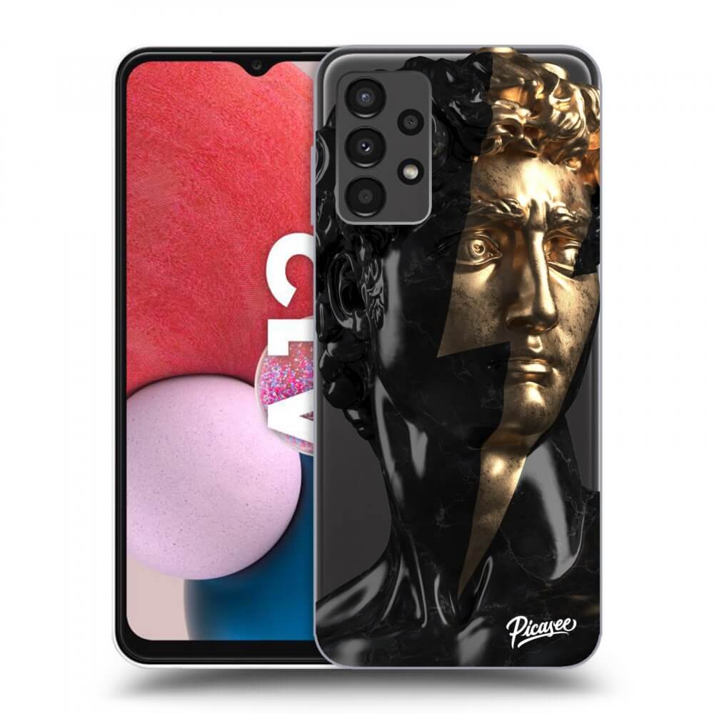 Picasee silikónový prehľadný obal pre Samsung Galaxy A13 4G A135 - Wildfire - Black