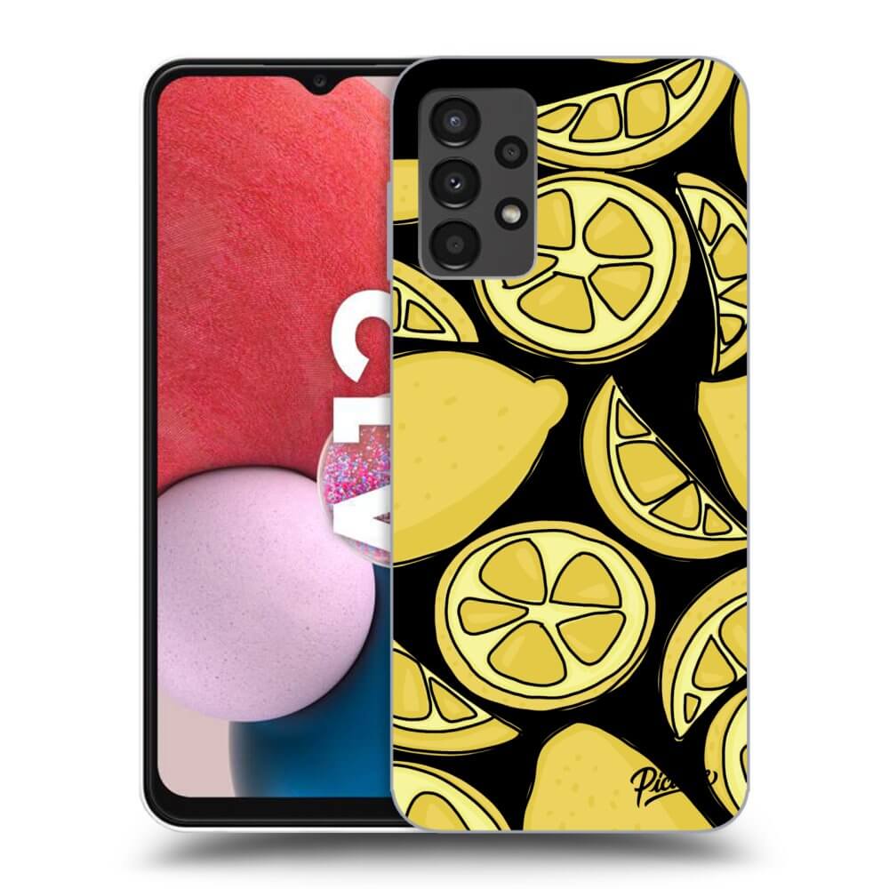 Picasee silikónový čierny obal pre Samsung Galaxy A13 4G A135 - Lemon