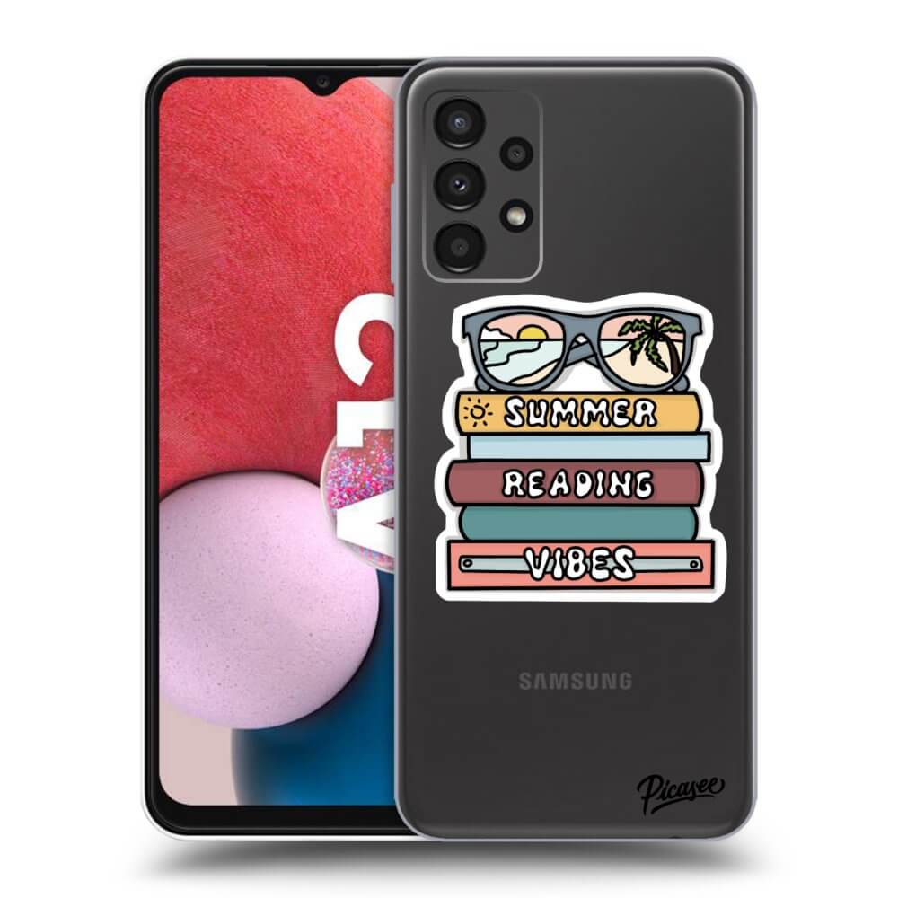 Picasee silikónový čierny obal pre Samsung Galaxy A13 4G A135 - Summer reading vibes