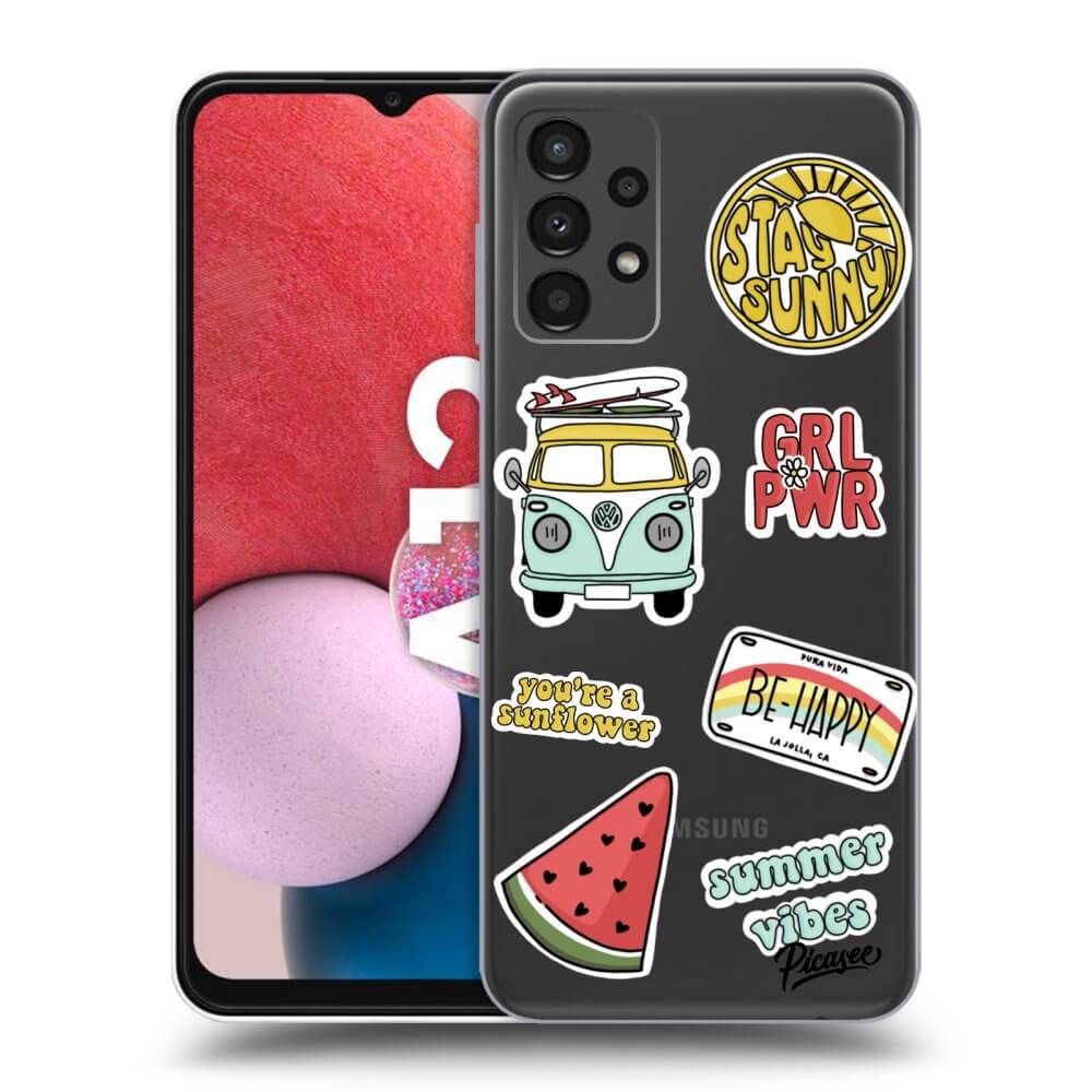 Picasee silikónový prehľadný obal pre Samsung Galaxy A13 4G A135 - Summer