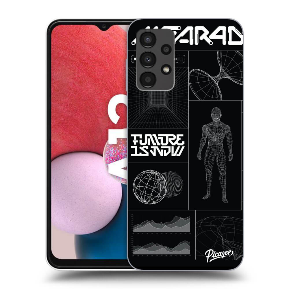 Picasee silikónový prehľadný obal pre Samsung Galaxy A13 4G A135 - BLACK BODY