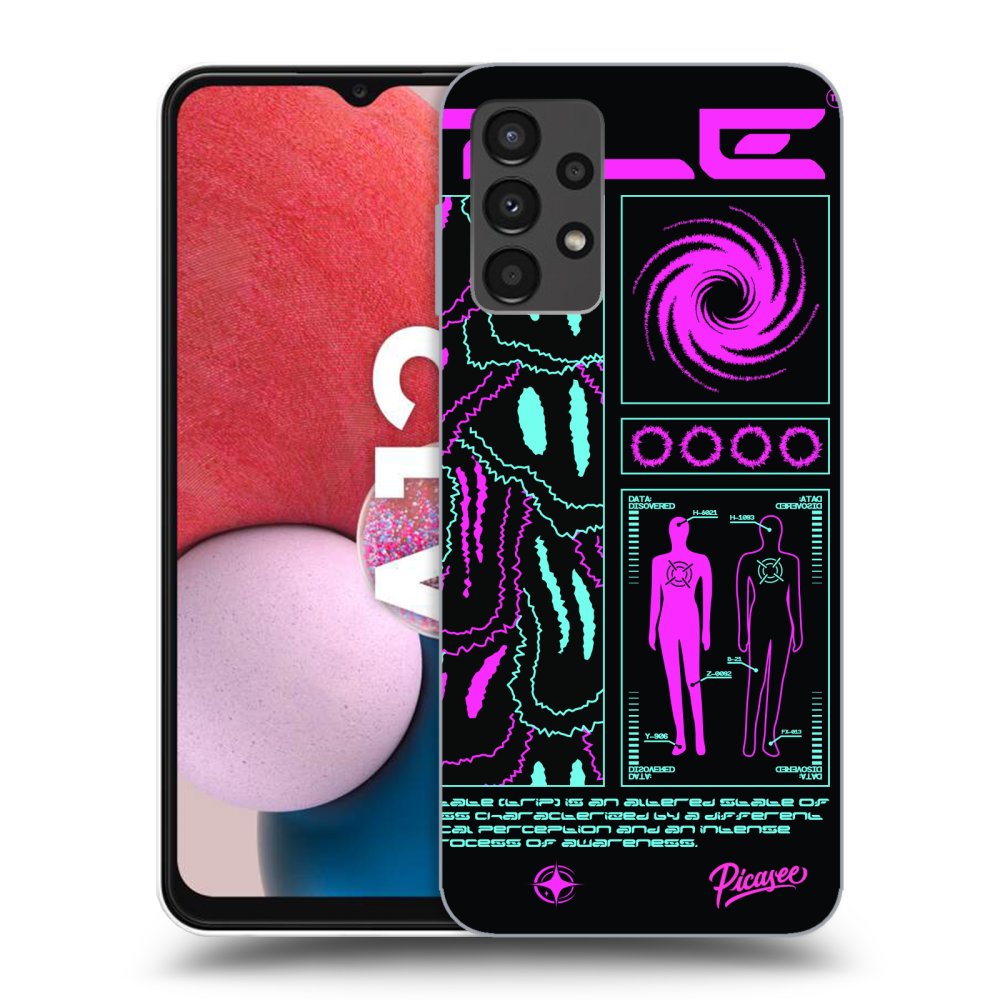 Picasee silikónový prehľadný obal pre Samsung Galaxy A13 4G A135 - HYPE SMILE
