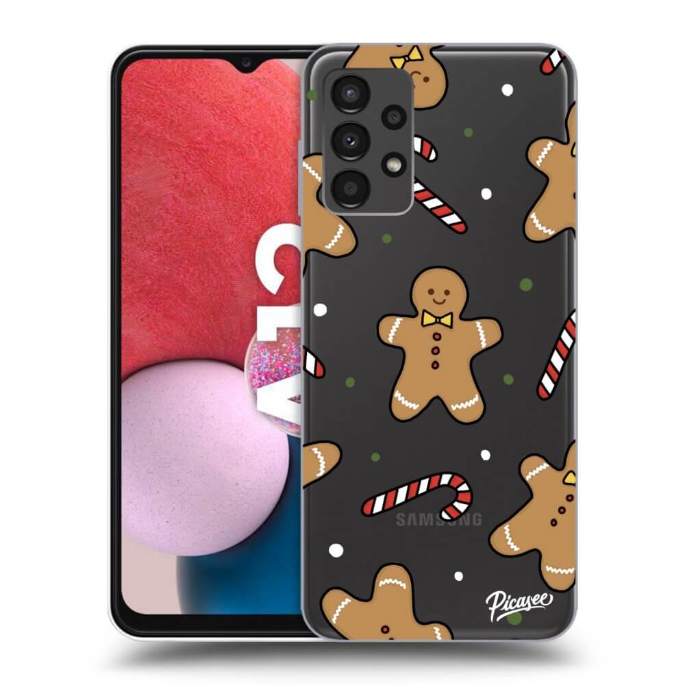 Picasee silikónový prehľadný obal pre Samsung Galaxy A13 4G A135 - Gingerbread