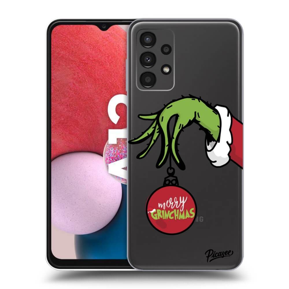 Picasee silikónový prehľadný obal pre Samsung Galaxy A13 4G A135 - Grinch