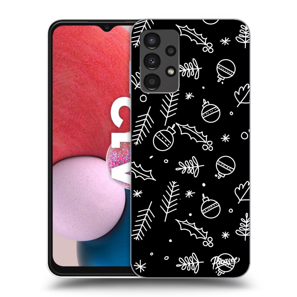 Picasee silikónový čierny obal pre Samsung Galaxy A13 4G A135 - Mistletoe