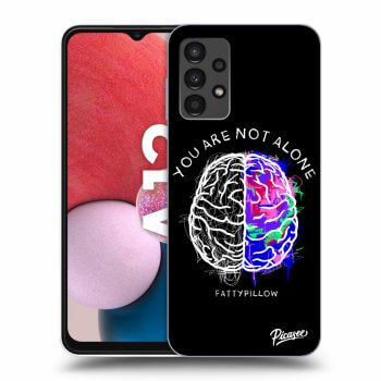 Obal pre Samsung Galaxy A13 4G A135 - Brain - White