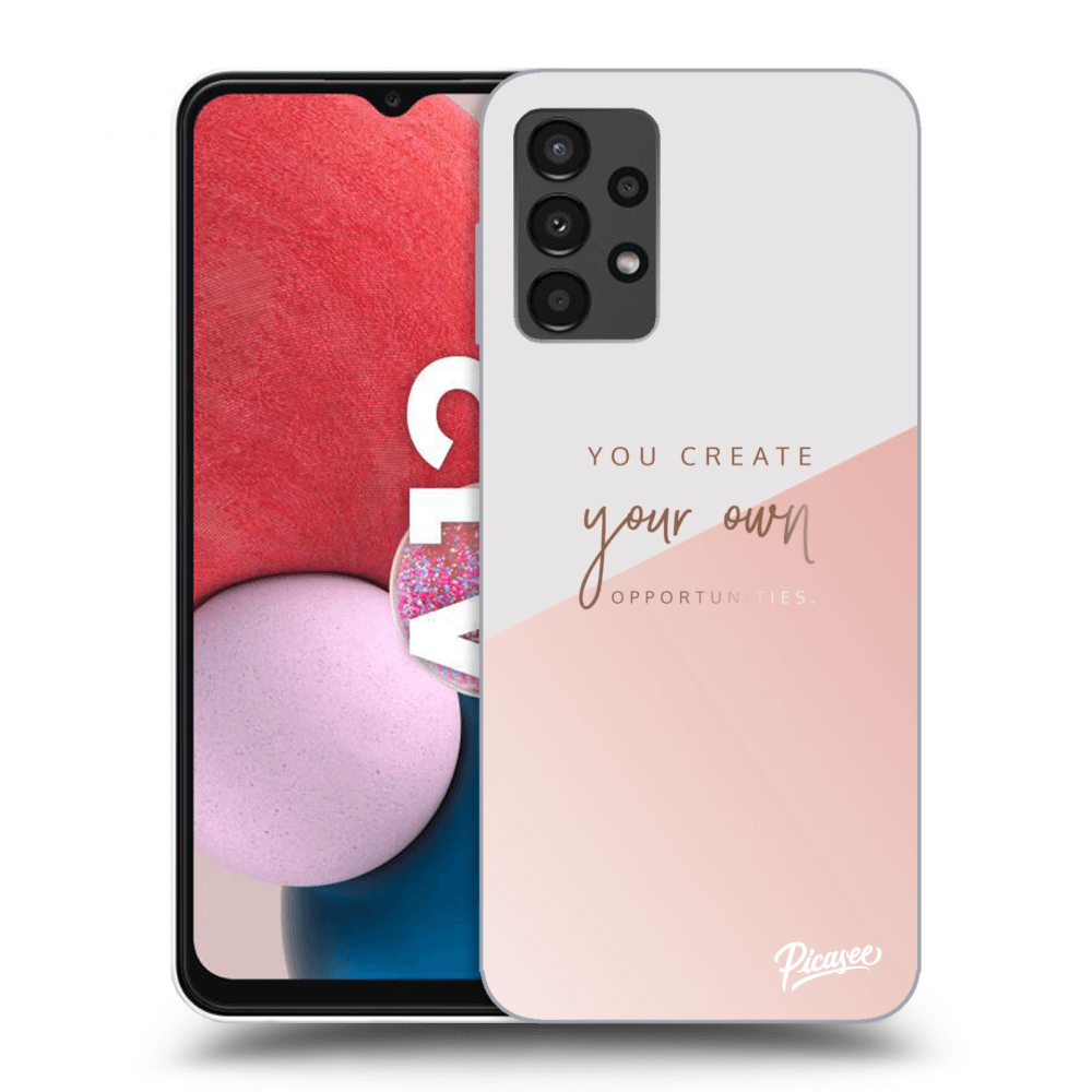 Picasee silikónový čierny obal pre Samsung Galaxy A13 4G A135 - Vytvor si svoju vlastnú príležitosť