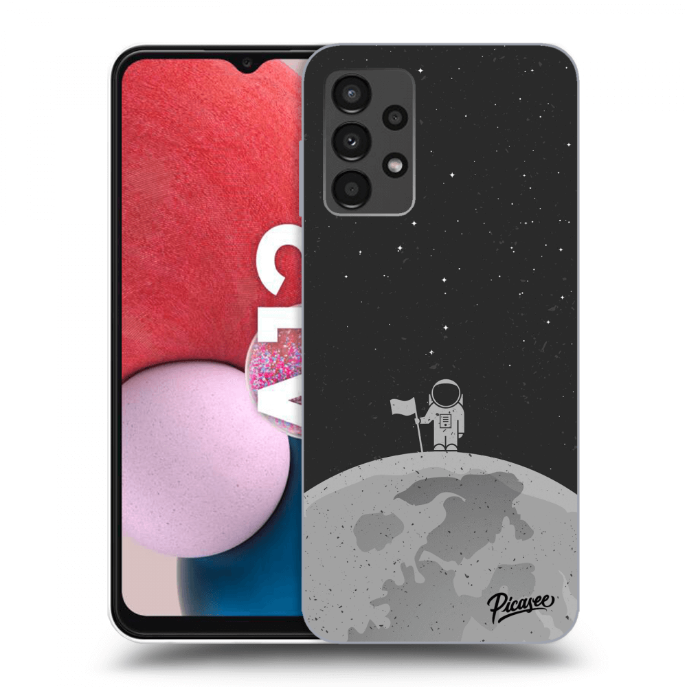 Picasee silikónový čierny obal pre Samsung Galaxy A13 4G A135 - Astronaut