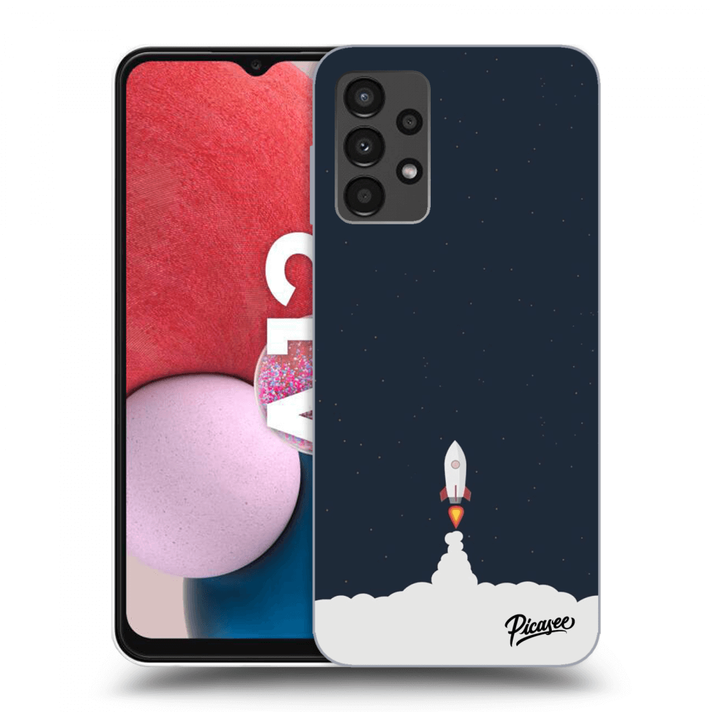 Picasee silikónový prehľadný obal pre Samsung Galaxy A13 4G A135 - Astronaut 2