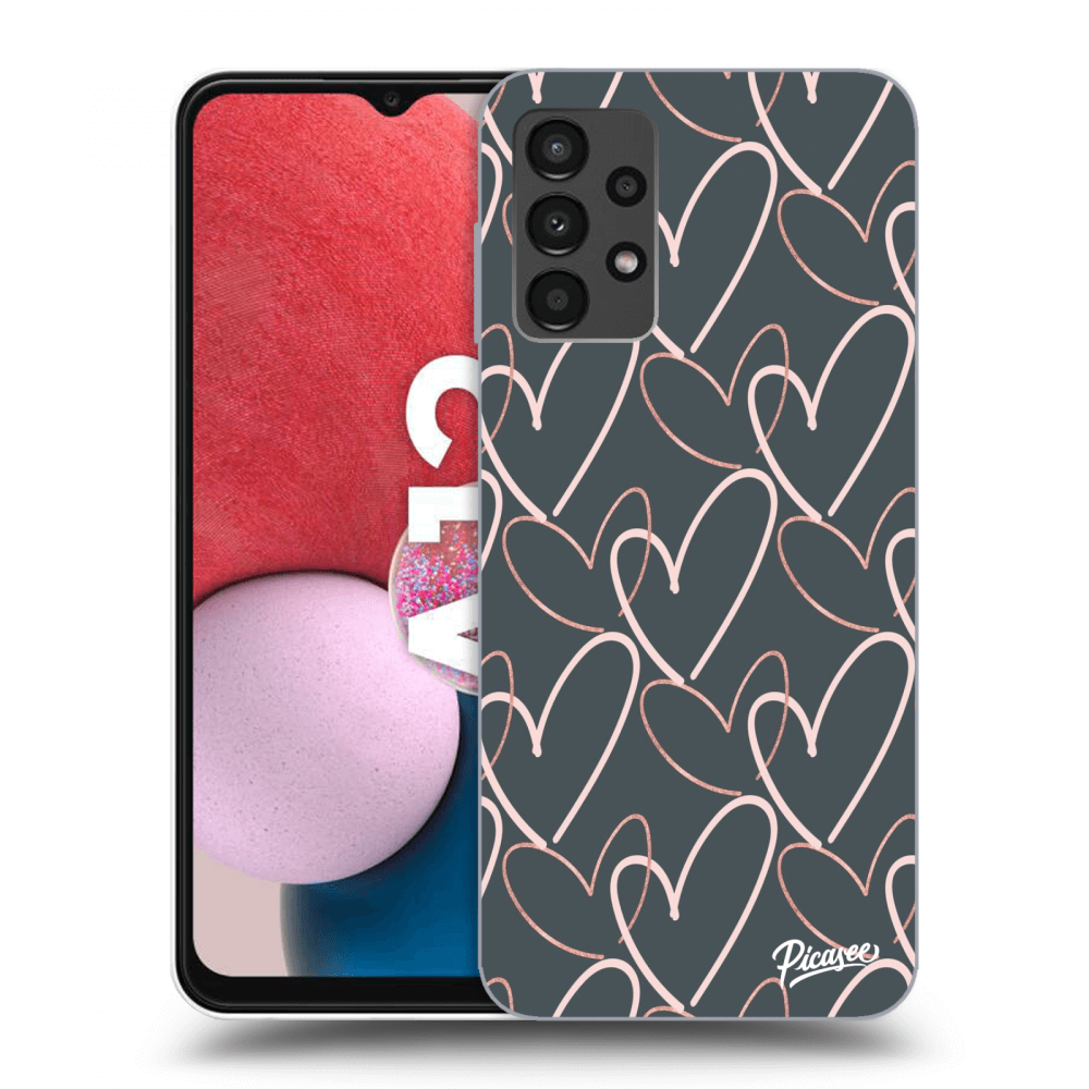 Picasee silikónový prehľadný obal pre Samsung Galaxy A13 4G A135 - Veľa lásky