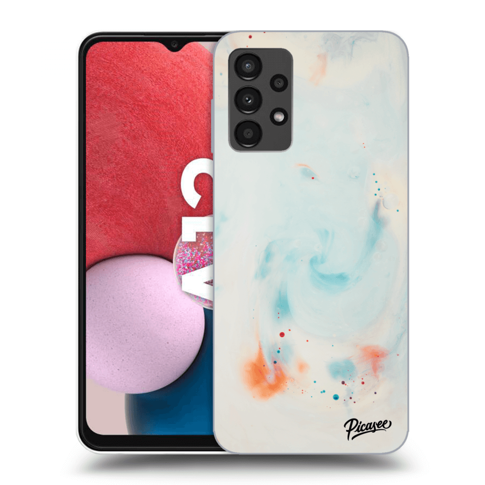 Picasee silikónový čierny obal pre Samsung Galaxy A13 4G A135 - Splash