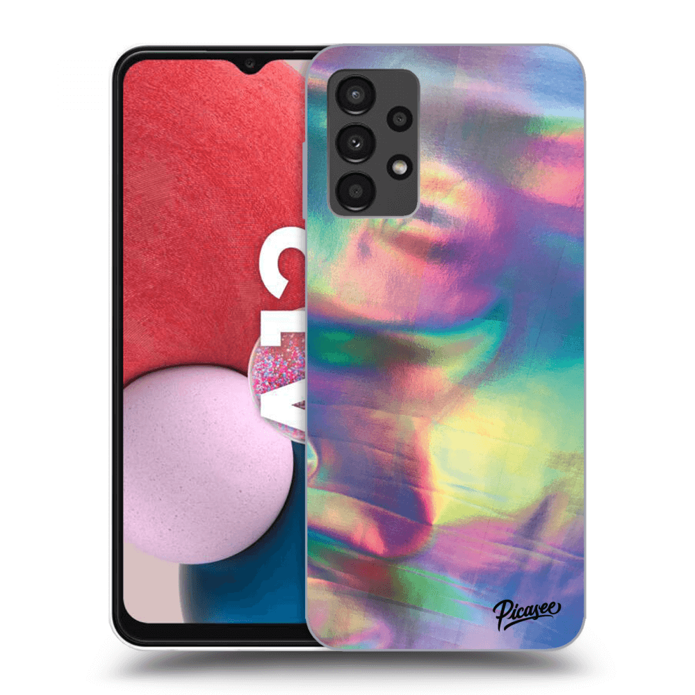 Picasee silikónový čierny obal pre Samsung Galaxy A13 4G A135 - Holo