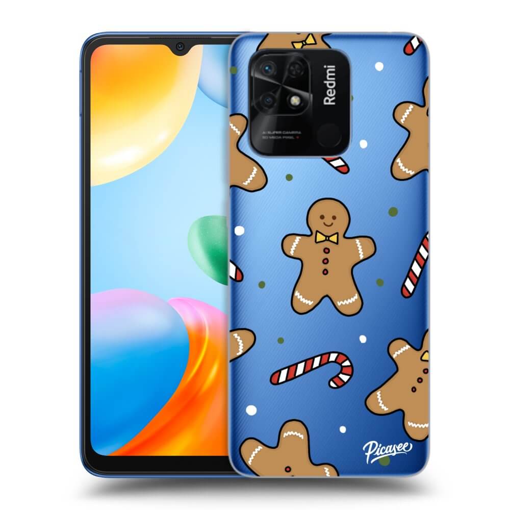 Picasee silikónový prehľadný obal pre Xiaomi Redmi 10C - Gingerbread