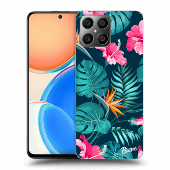 Picasee ULTIMATE CASE pro Honor X8 - Pink Monstera