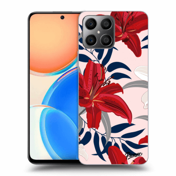 Obal pre Honor X8 - Red Lily