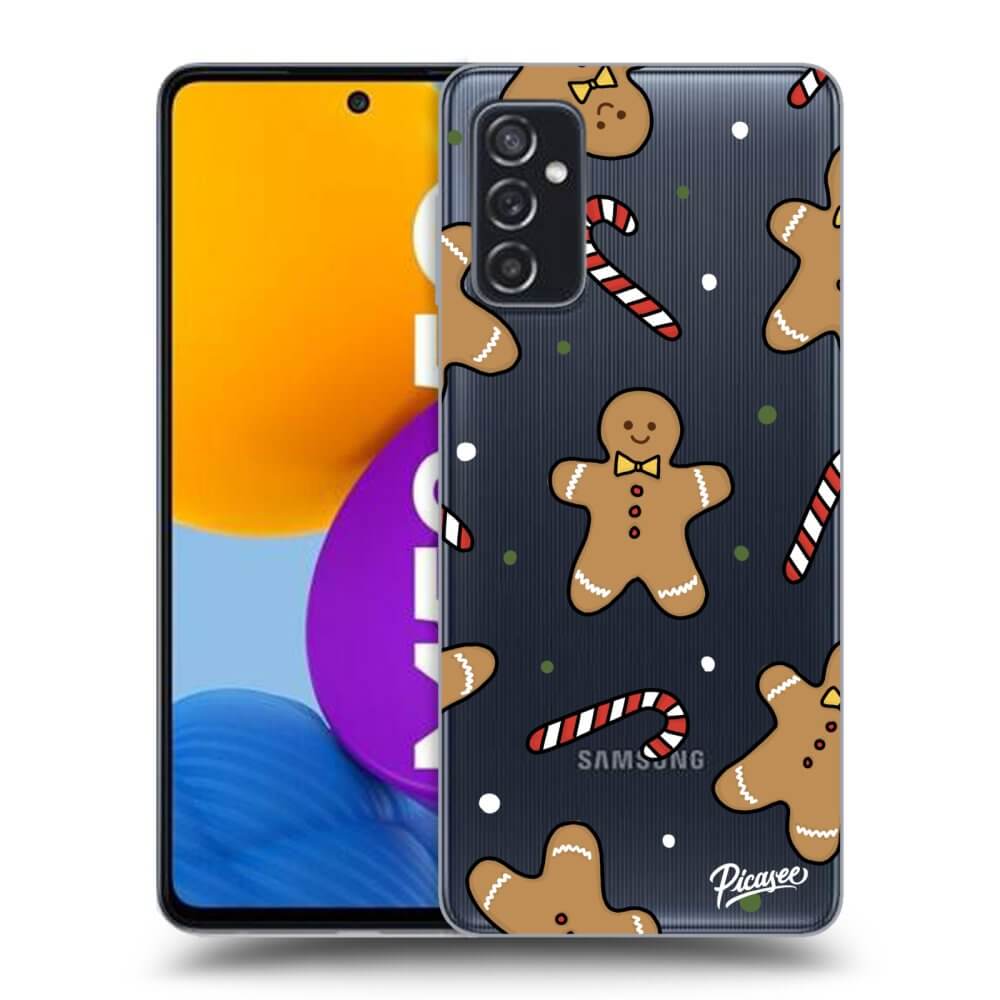 Picasee silikónový prehľadný obal pre Samsung Galaxy M52 5G - Gingerbread