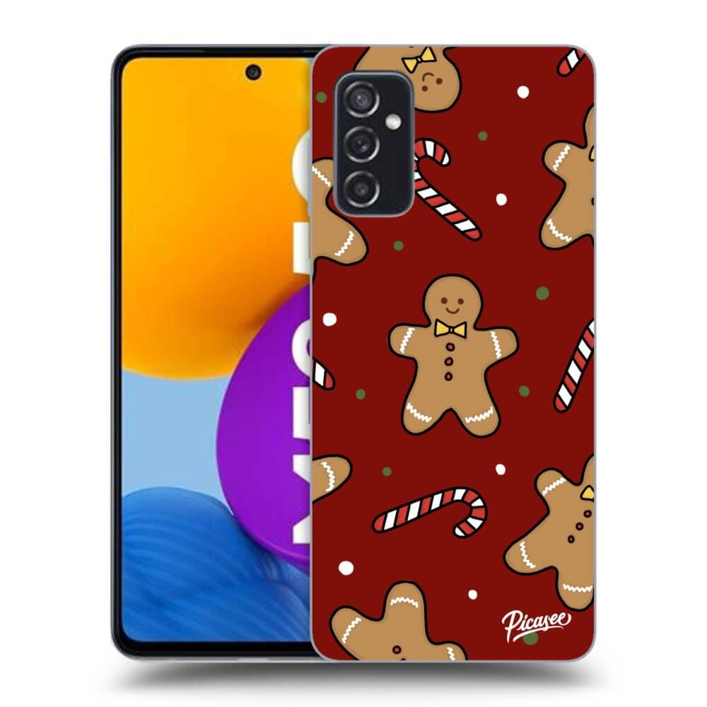 Picasee silikónový prehľadný obal pre Samsung Galaxy M52 5G - Gingerbread 2