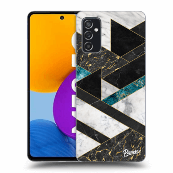 Picasee silikónový prehľadný obal pre Samsung Galaxy M52 5G - Dark geometry