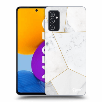 Obal pre Samsung Galaxy M52 5G - White tile