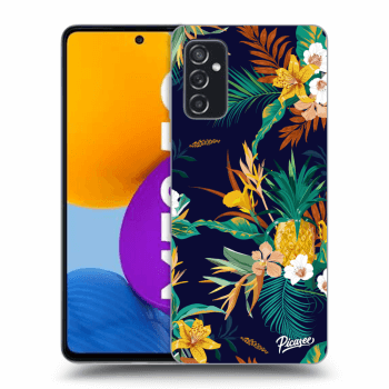 Picasee silikónový čierny obal pre Samsung Galaxy M52 5G - Pineapple Color