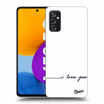Picasee silikónový prehľadný obal pre Samsung Galaxy M52 5G - I love you