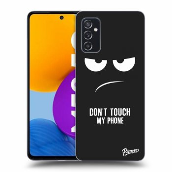 Picasee silikónový čierny obal pre Samsung Galaxy M52 5G - Don't Touch My Phone