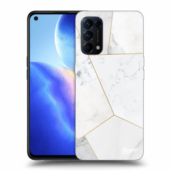 Obal pre OPPO Reno 5 5G - White tile