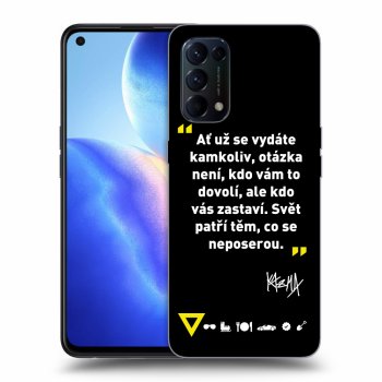 Obal pre OPPO Reno 5 5G - Kazma - SVĚT PATŘÍ TĚM, CO SE NEPOSEROU