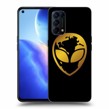 Obal pre OPPO Reno 5 5G - EARTH - Gold Alien 3.0