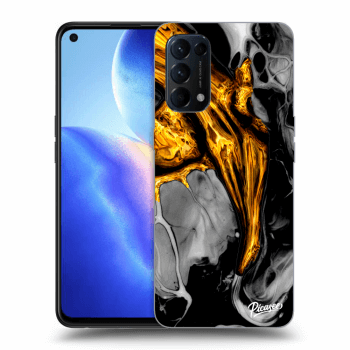 Obal pre OPPO Reno 5 5G - Black Gold