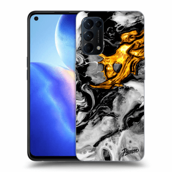 Obal pre OPPO Reno 5 5G - Black Gold 2