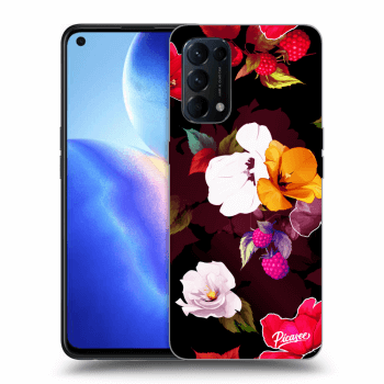Obal pre OPPO Reno 5 5G - Flowers and Berries