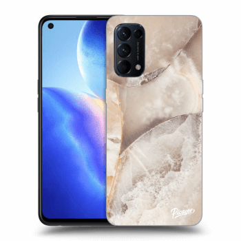 Obal pre OPPO Reno 5 5G - Cream marble