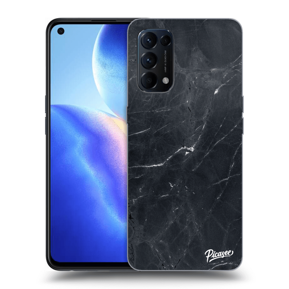 Picasee ULTIMATE CASE pro OPPO Reno 5 5G - Black marble
