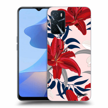 Obal pre OPPO A16 - Red Lily
