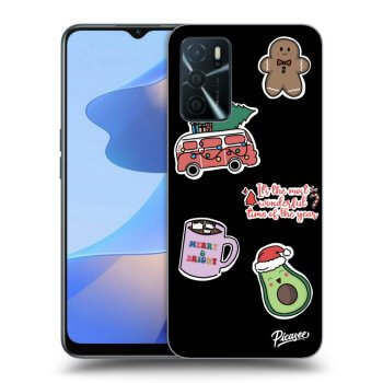 Obal pre OPPO A16 - Christmas Stickers