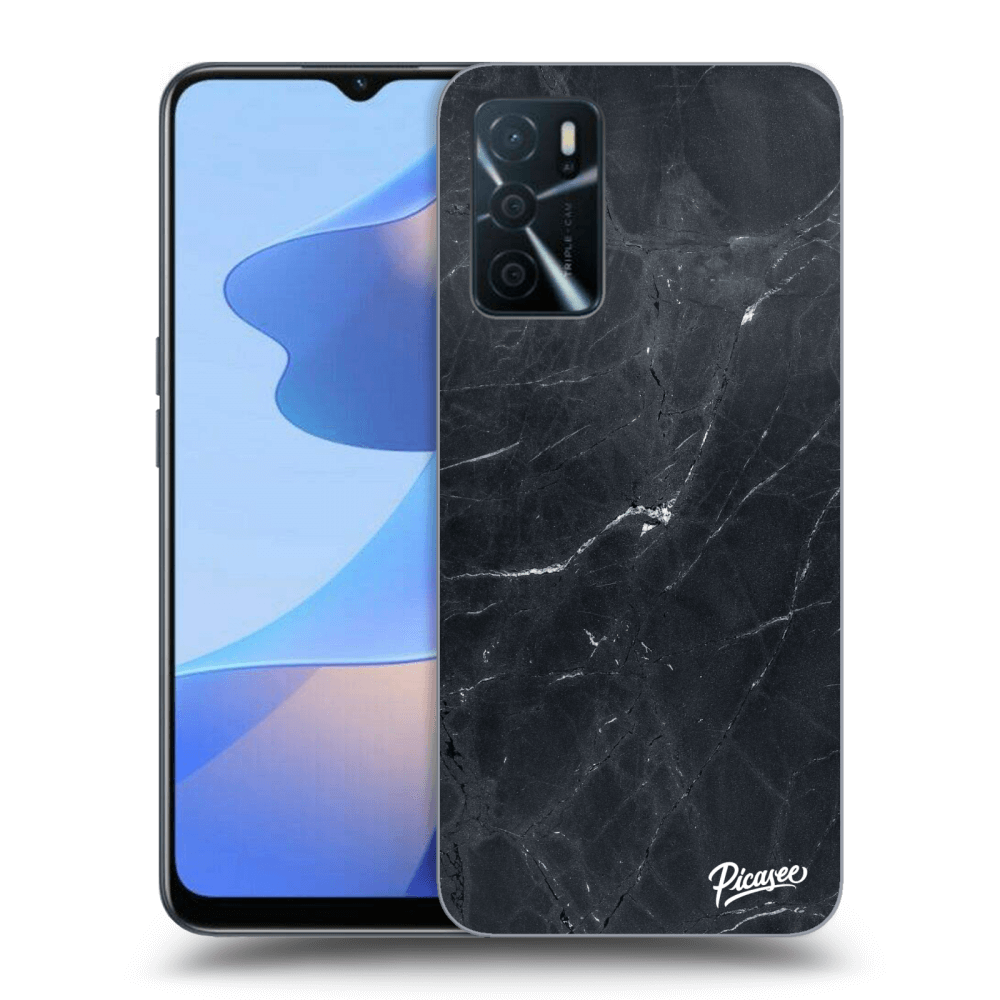 Picasee ULTIMATE CASE pro OPPO A16 - Black marble