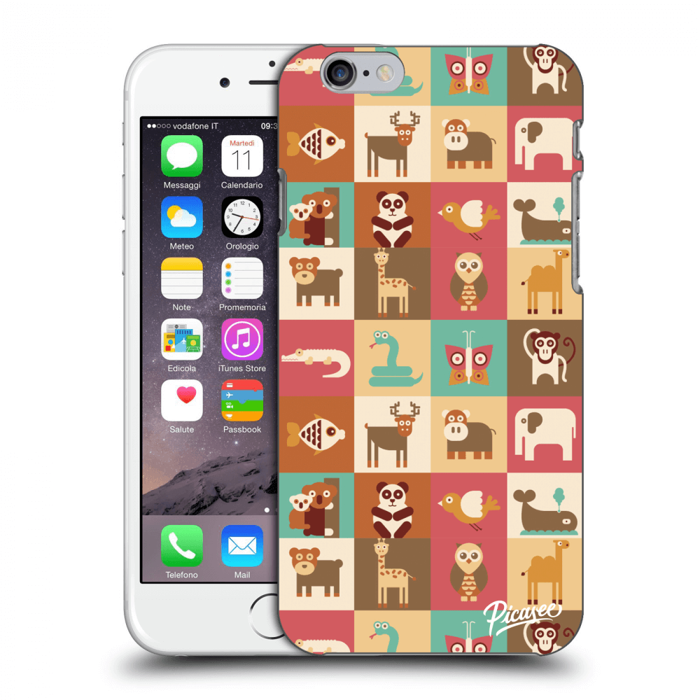Picasee silikónový prehľadný obal pre Apple iPhone 6/6S - Animals