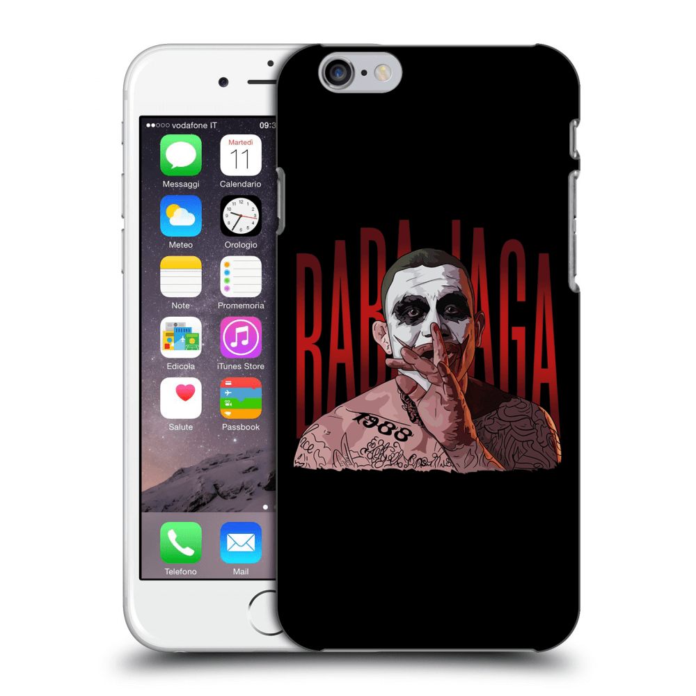 Picasee silikónový čierny obal pre Apple iPhone 6/6S - Baba Jaga