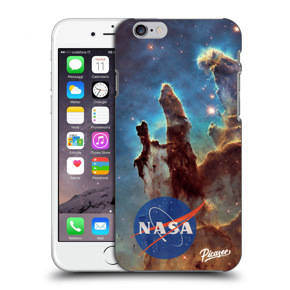 Picasee silikónový prehľadný obal pre Apple iPhone 6/6S - Eagle Nebula