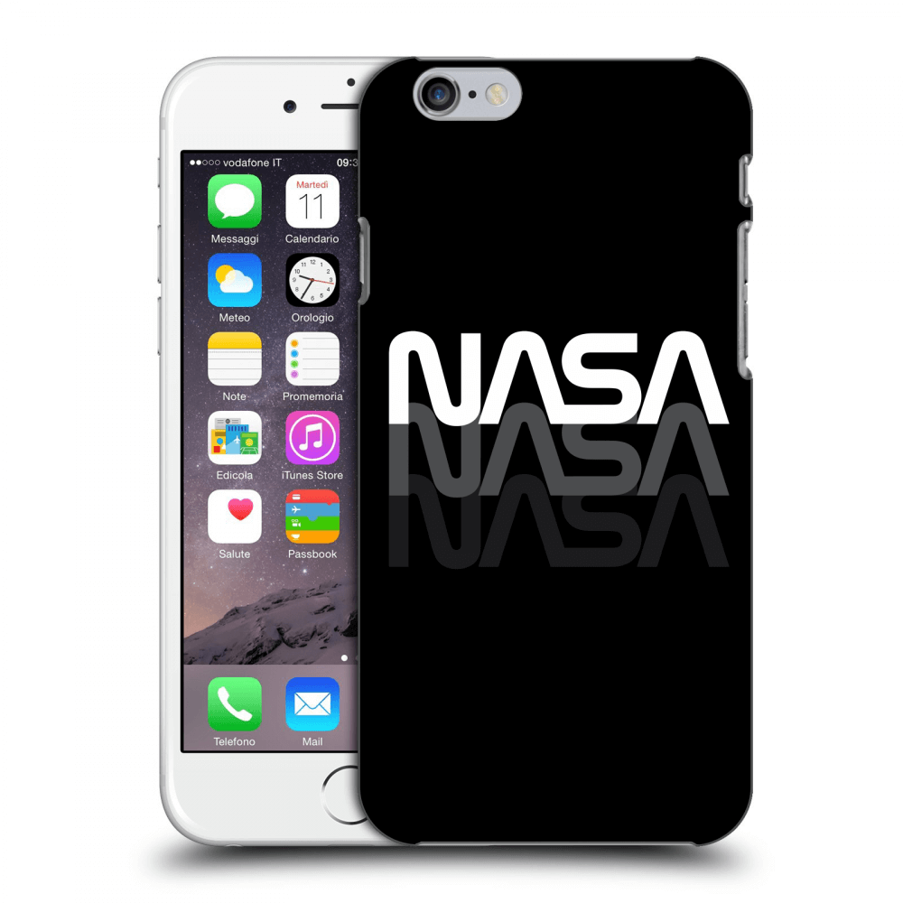 Picasee silikónový prehľadný obal pre Apple iPhone 6/6S - NASA Triple