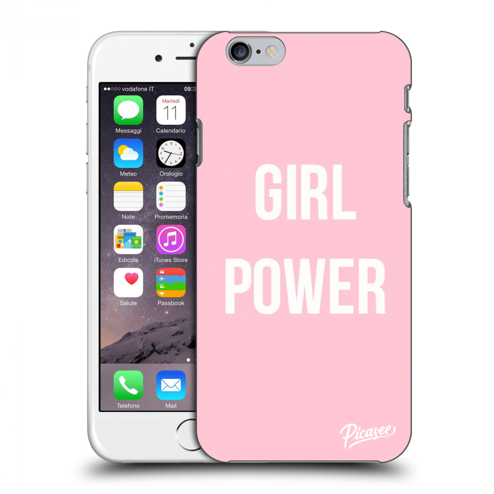 Picasee silikónový prehľadný obal pre Apple iPhone 6/6S - Girl power