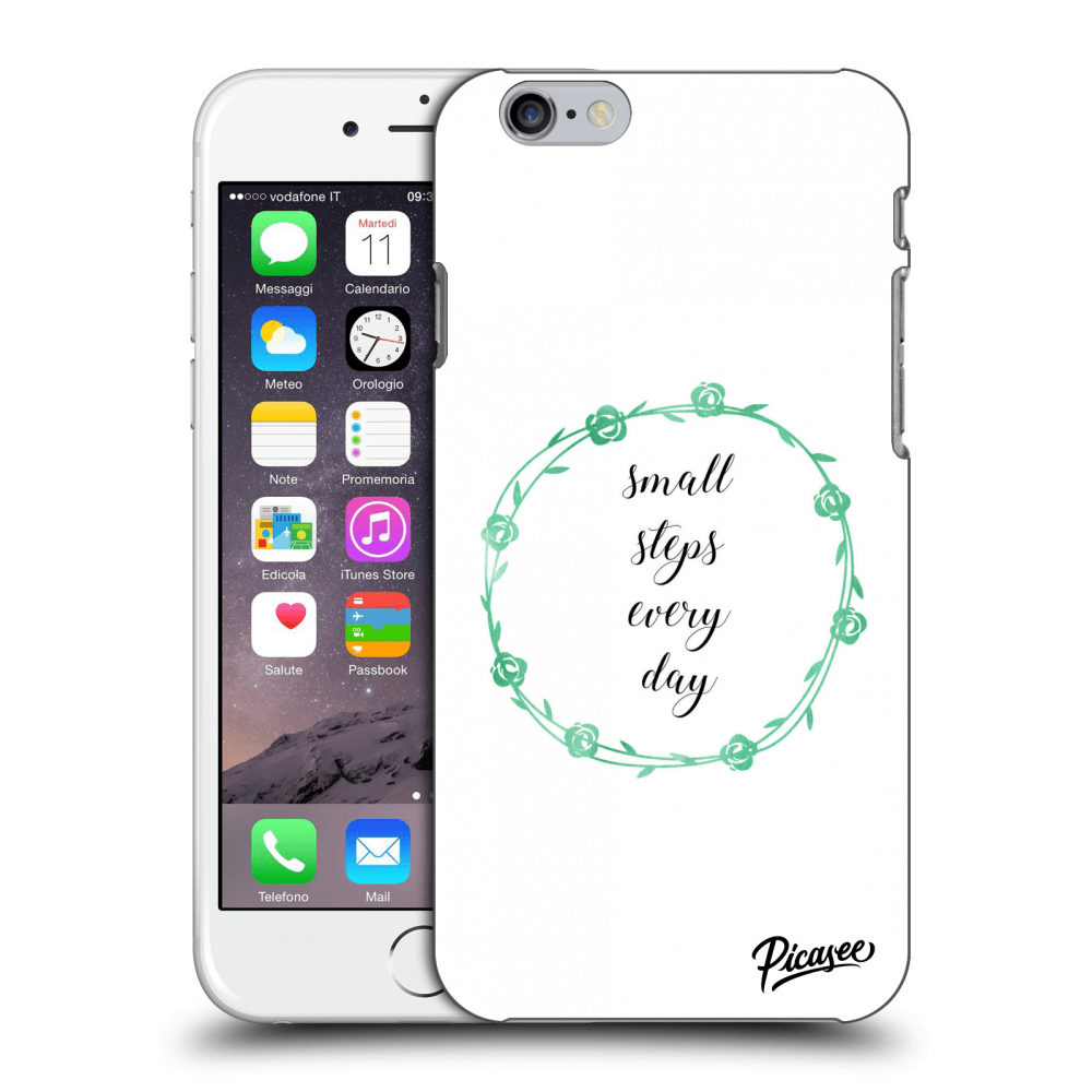 Picasee silikónový prehľadný obal pre Apple iPhone 6/6S - Small steps every day