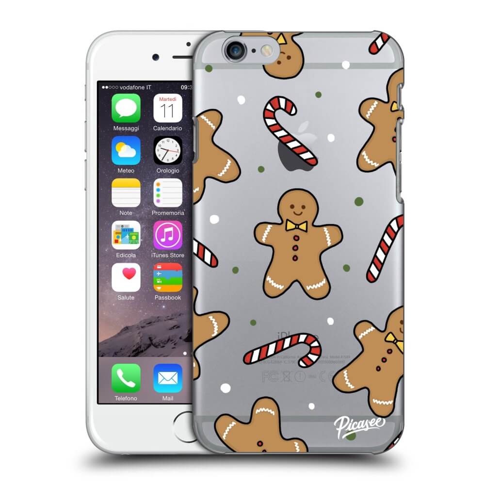 Picasee silikónový prehľadný obal pre Apple iPhone 6/6S - Gingerbread